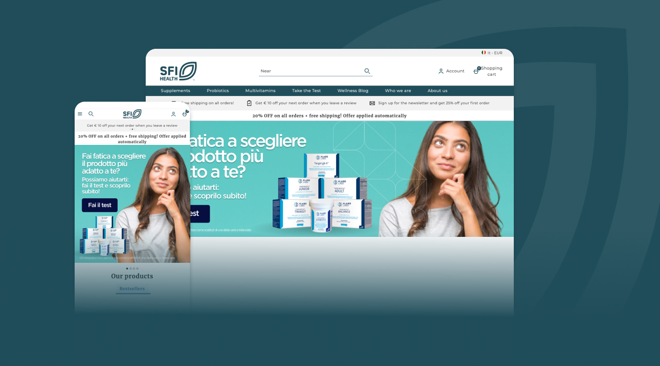 SFI Heath launches direct-to-consumer business model in Italy